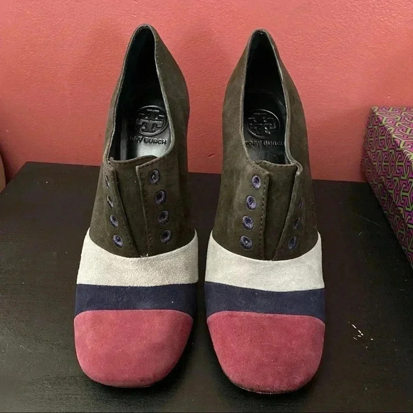 Tory Burch Multicolor Block Heels - Picture 1 of 9